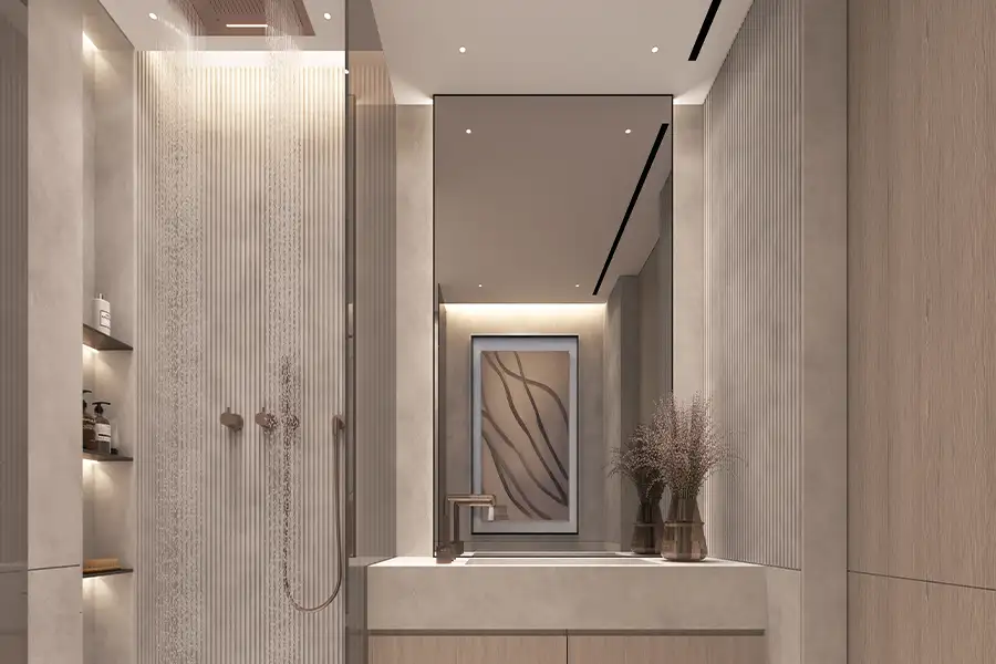 Ananda Towers Bathroom