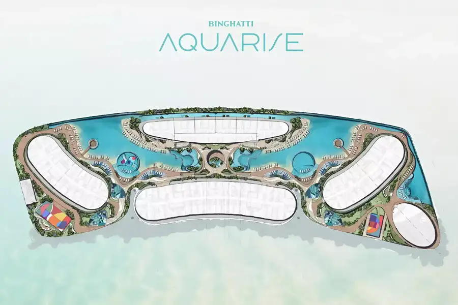 Binghatti Aquarise Masterplan